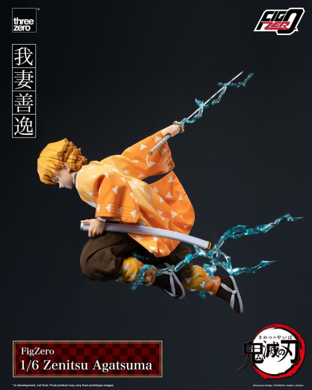 Demon Slayer: Kimetsu no Yaiba FigZero Action Figure 1/6 Zenitsu Agatsuma 28 cm 9