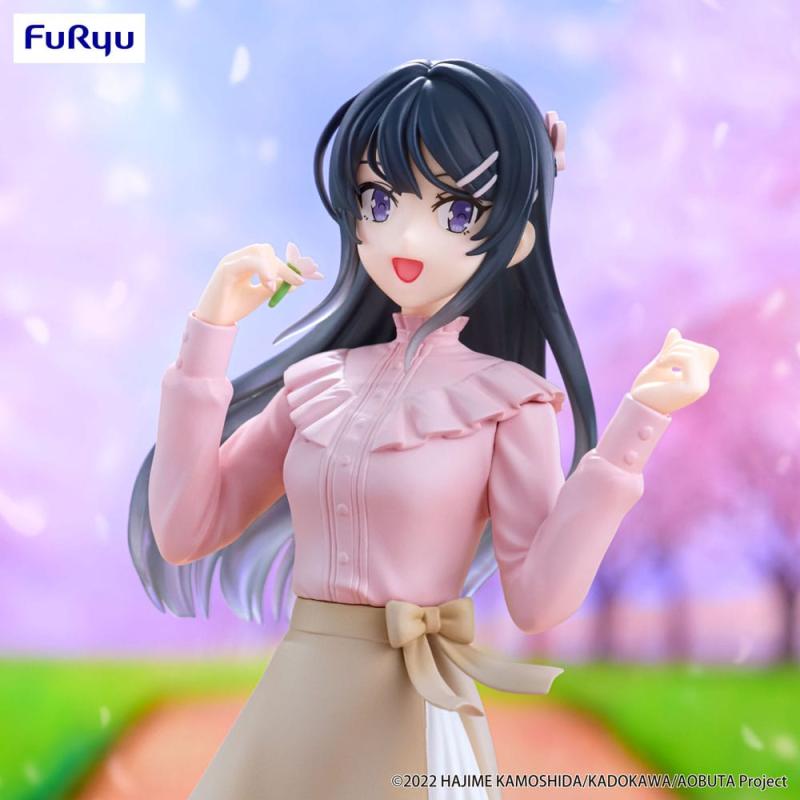 Rascal Does Not Dream of Bunny Girl Senpai Trio-Try-iT PVC Statue Mai Sakurajima Spring Outfit Ver.