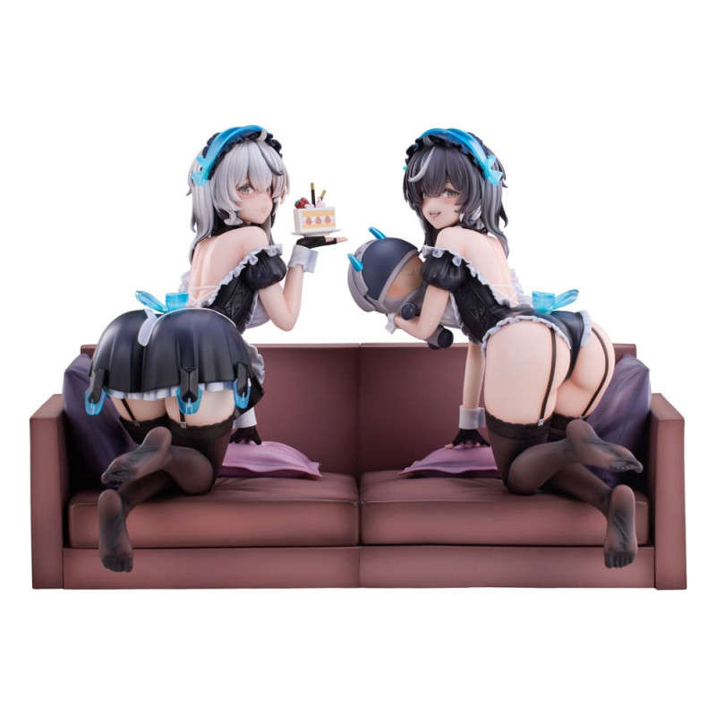 Snowbreak Containment Zone PVC Statues 2-Pack 1/6 Cherno & Meursault Apprentice Maid Ver. Deluxe Edi