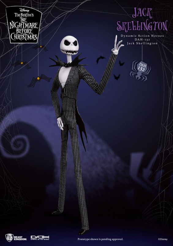 Nightmare before Christmas Dynamic 8ction Heroes Action Figure 1/9 Jack 21 cm 5