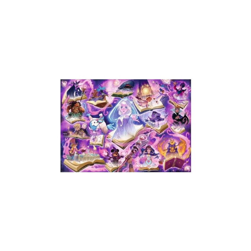 Disney Lorcana Jigsaw Puzzle Glimmers of the Realm: Amethyst (1000 pieces) 1