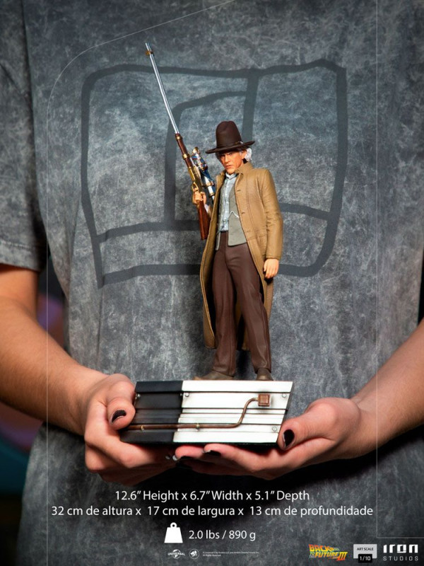 Back to the Future III Art Scale Statue 1/10 Doc Brown 32 cm 6