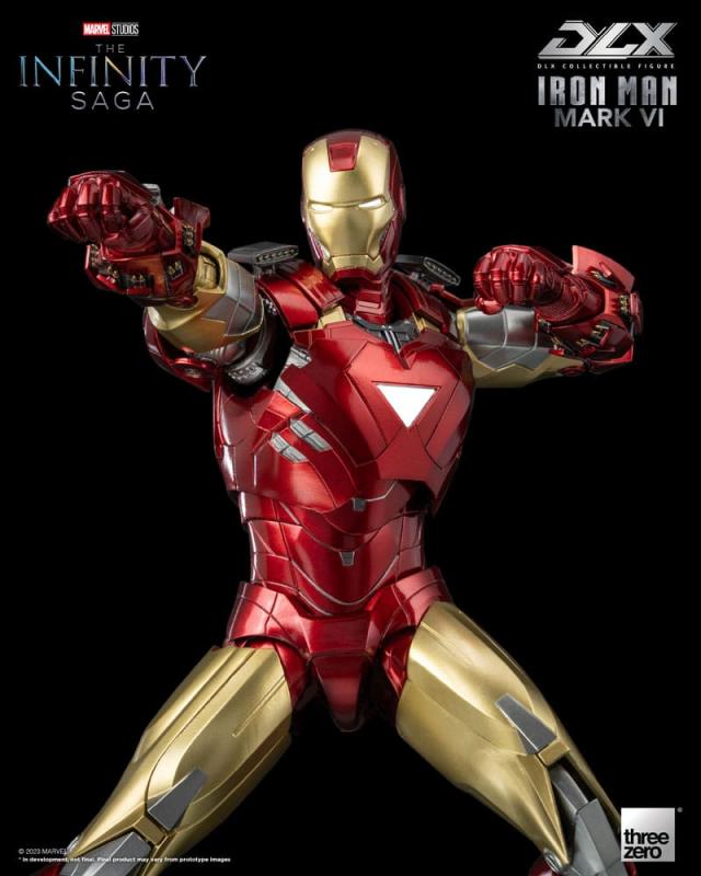 Infinity Saga DLX Action Figure 1/12 Iron Man Mark 6 17 cm 3