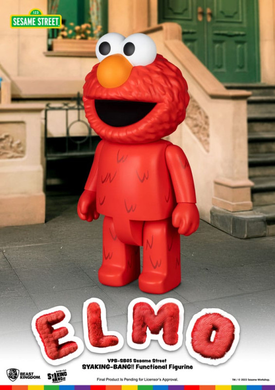 Sesame Street Syaing Bang Vinyl Piggy Bank Elmo 47 cm 2