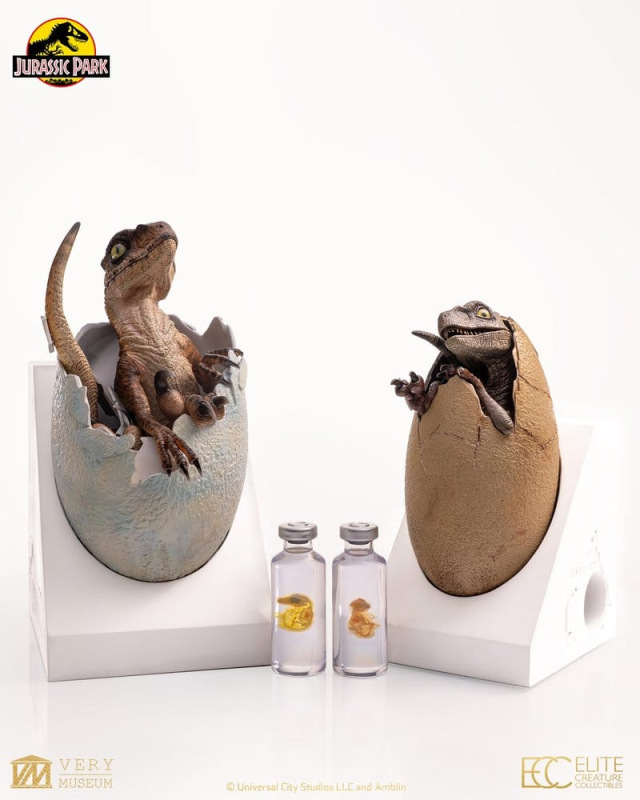 Jurassic Park Replica Bust Velociraptor Hatching Egg 24 cm 13