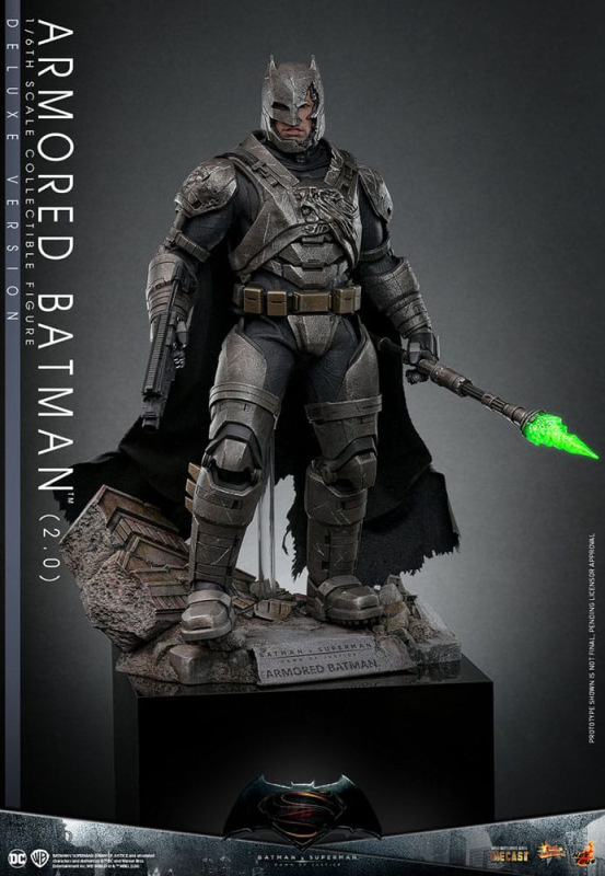 Batman v Superman: Dawn of Justice Movie Masterpiece Action Figure 1/6 Armored Batman 2.0 5