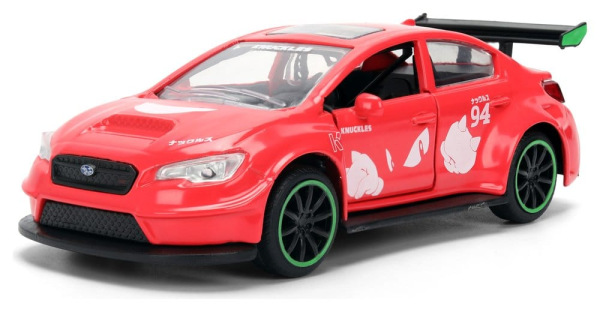 Sonic Diecast Model 1:32 Knuckles 2016 Subaru WRX STI Assortment (6) 3