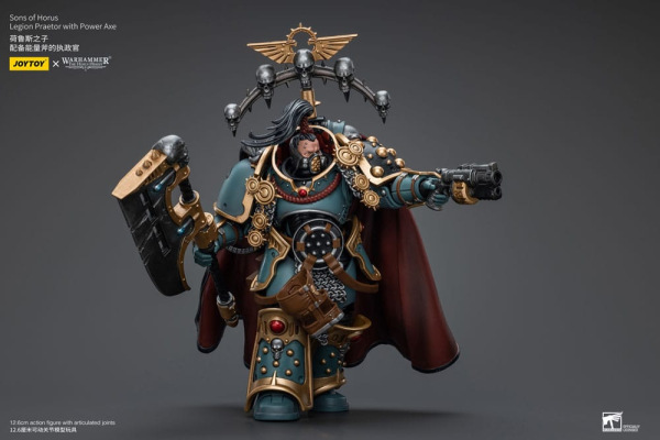 Warhammer The Horus Heresy Action Figure 1/18 Sons of Horus Legion Praetor with Power Axe 12 cm 5