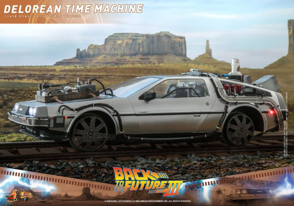 Back to the Future III Movie Masterpiece Vehicle 1/6 DeLorean Time Machine 72 cm 13