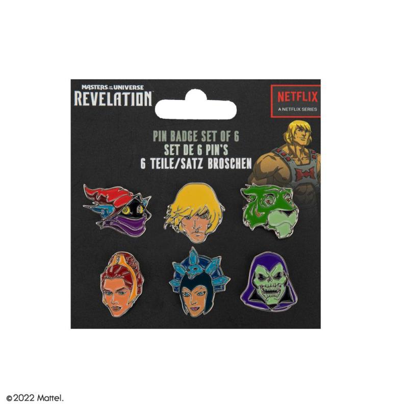 Masters of the Universe Pin Badges 6-Pack Characters 2