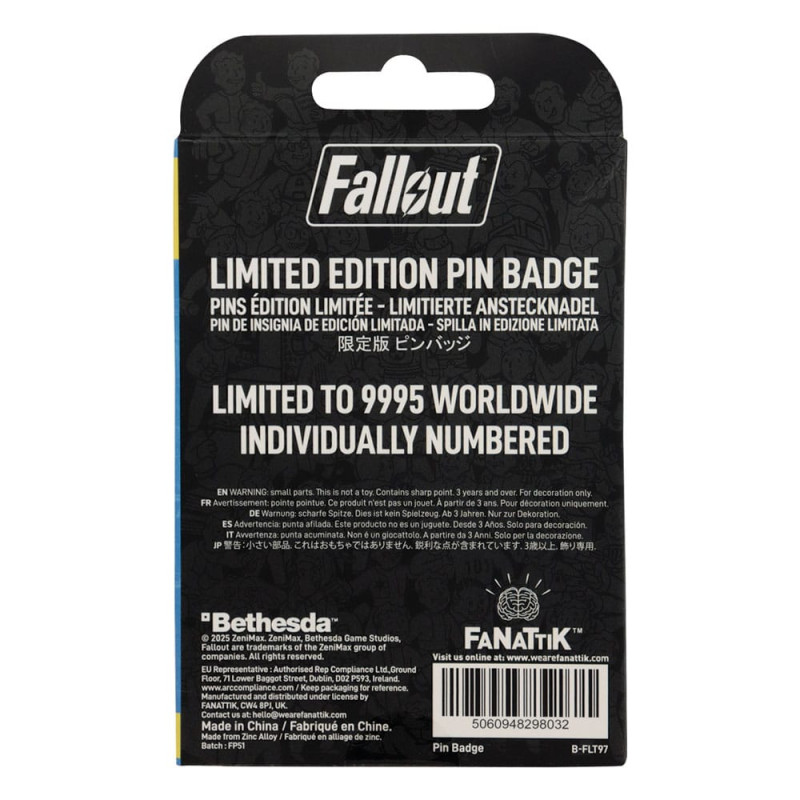 Fallout Pin Badge Charisma Boy Limited Edition 1