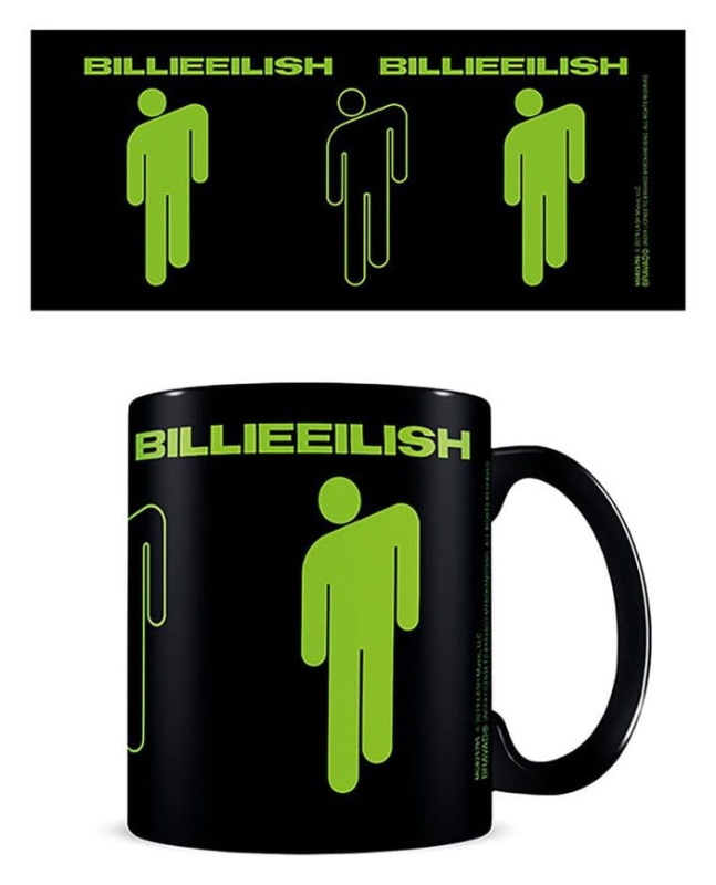 Billie Eilish Mug Stickman Black