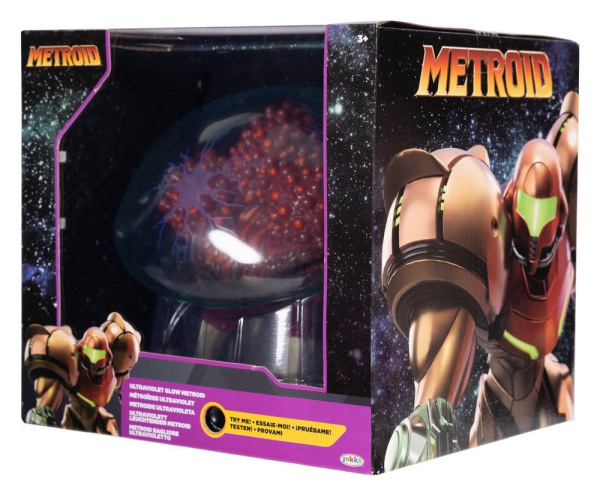 World of Nintendo Metroid Prime Actionfigure Metroid Ultraviolet Glow 15 cm 3