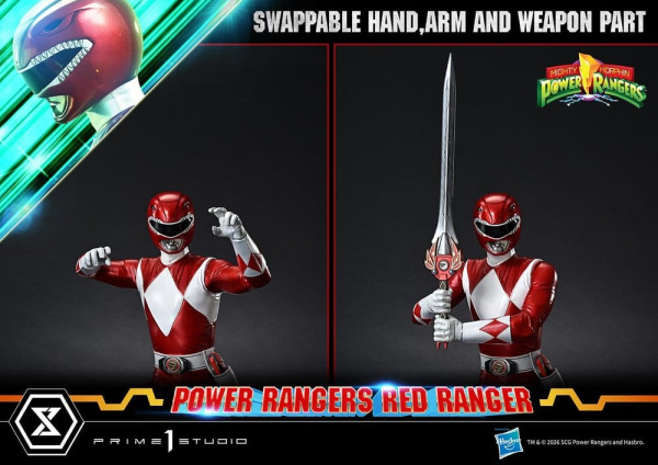 Mighty Morphin Power Rangers Premium Masterline Statue 1/4 Red Ranger 62 cm 7