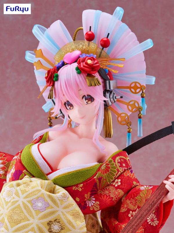 Super Sonico PVC Statue 1/4 Super Sonico Japanese Doll 42 cm