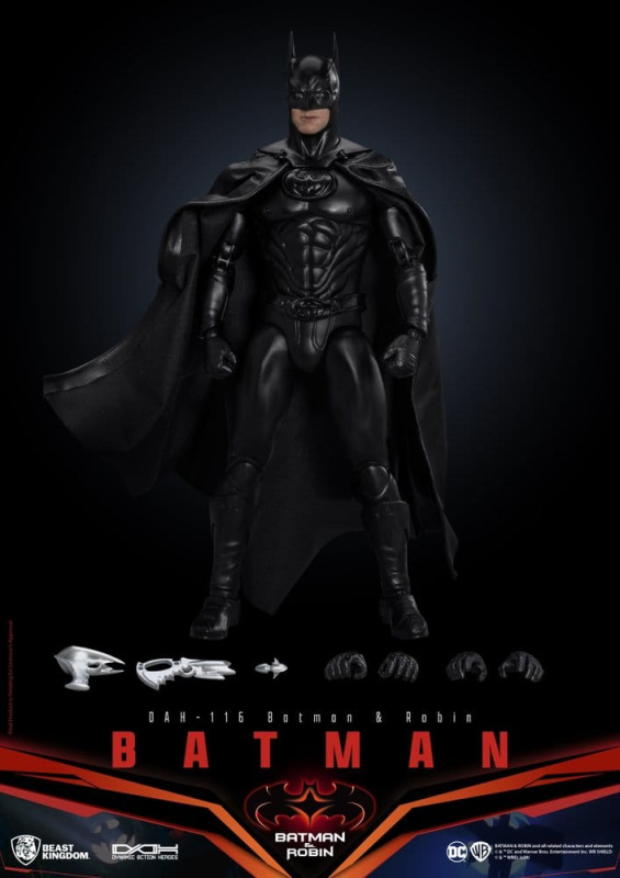 DC Comics Dynamic 8ction Heroes Action Figure Batman (Batman & Robin) 21 cm 6