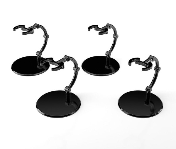 The Simple Stand Mini Nendoroid More for Mini Figures & Models mini Black 4er-Pack 3