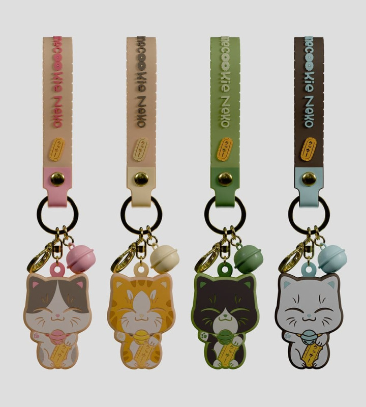 Manecookie Neko Silicone-Keychain S1 13 cm Blind Box Display (8)