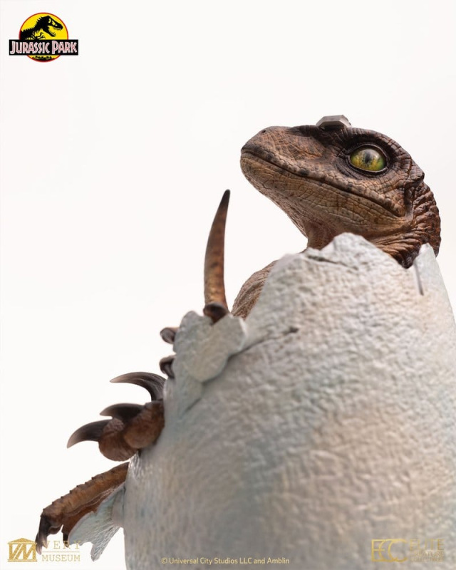 Jurassic Park Replica Bust Velociraptor Hatching Egg 24 cm 5