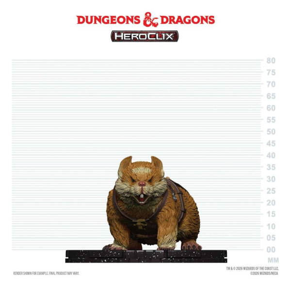 Dungeons & Dragons HeroClix: Giant Mini Figure Space Hamster 1