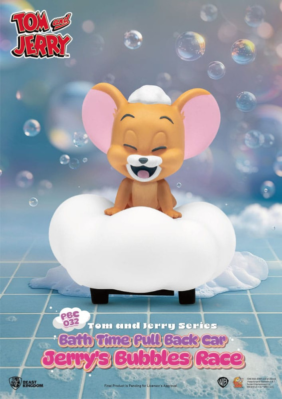 Tom & Jerry Pull Back Cars Bath Time Blind Box 6-Pack 6