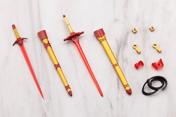 Kotobukiya M.S.G. Model Kit Accessory Set Virtuous Style 09 Sword Set A Flamerite Ver. 1