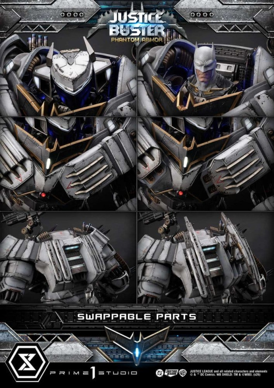 DC Comics Ultimate Museum Masterline Statue Justice Buster: Phantom Armor (Design By Josh Nizzi) Ult 9