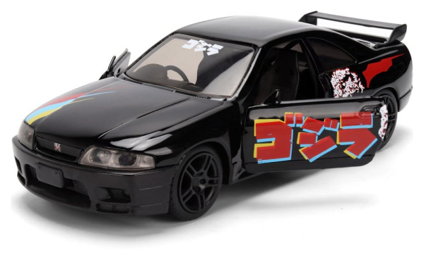 Godzilla Diecast Model 1:32 Nissan Skyline GT-R R33 Assortment (6) 8