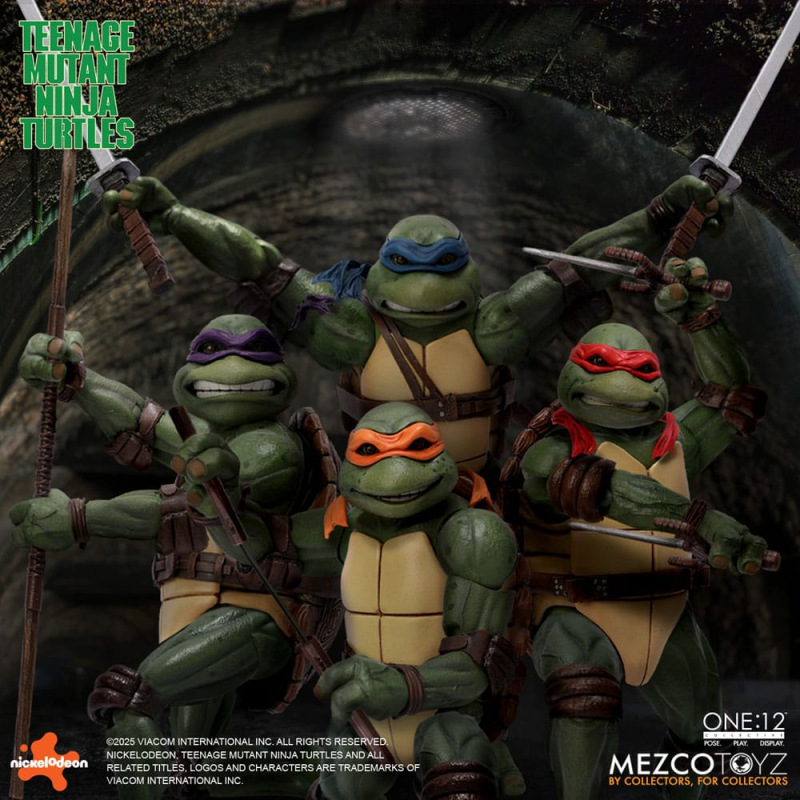 Teenage Mutant Ninja Turtles Figures box set 1/12 Teenage Mutant Ninja Turtles (1990 Movie) 15 cm 1