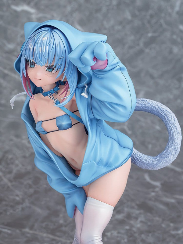Virtual illustrator Kanzarin PVC Figure 1/6 kanzarin-chan: Cat-Eared Hoodie Ver. 26 cm 12
