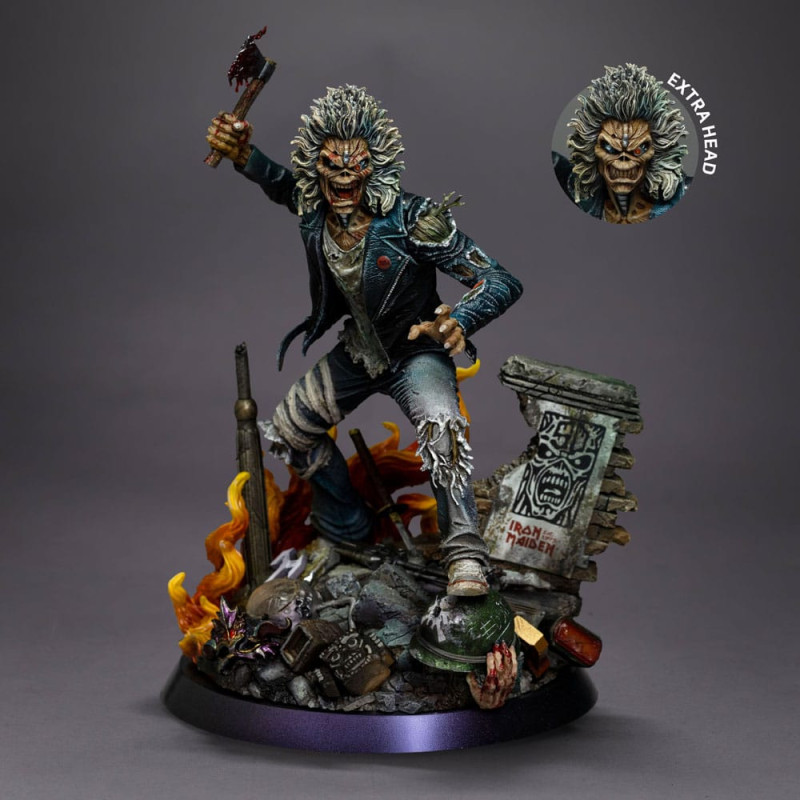 Iron Maiden Art Scale Statue 1/10 Eddie 50th Year Anniversary 22 cm 13