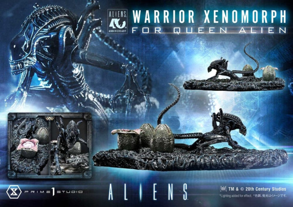 Aliens (Film) Ultimate Diorama Masterline Statue Warrior Xenomorph for Queen Alien 23 cm 4