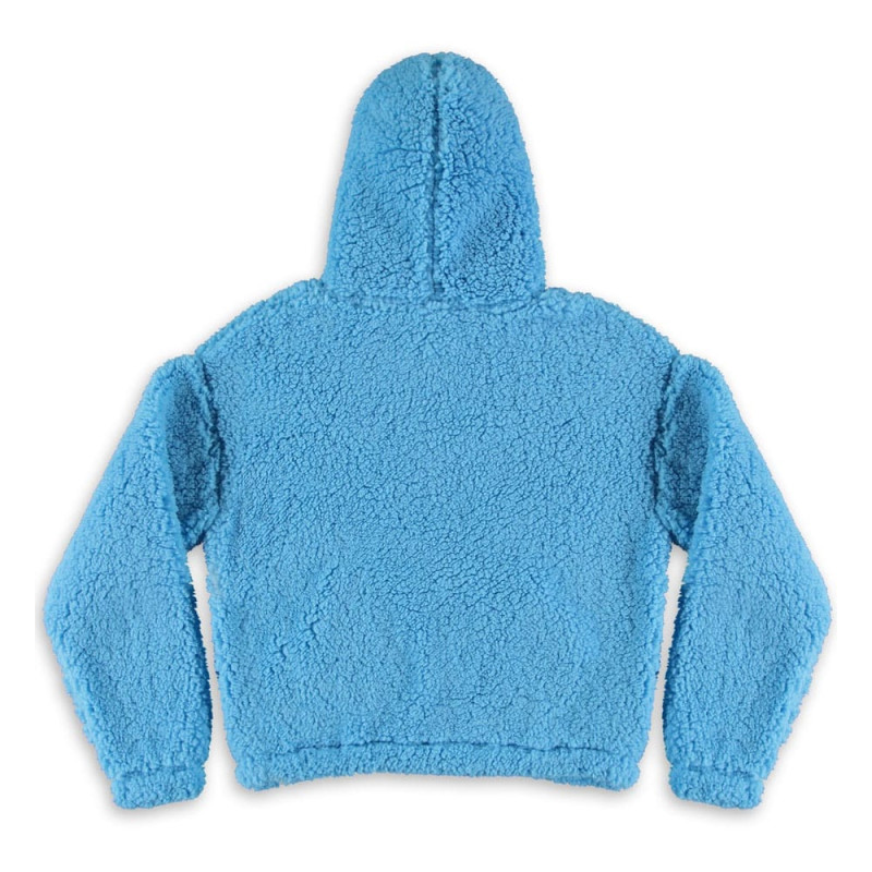 Sesame Street Teddy Hooded Sweater Cookie Monster Size M 1