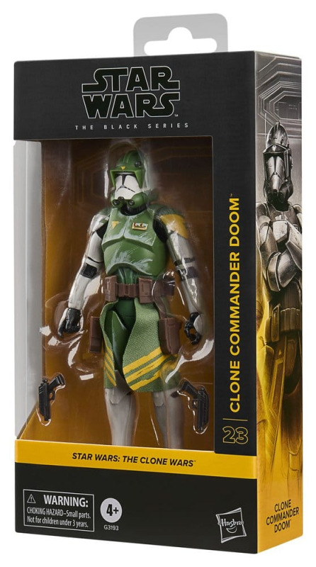 Star Wars: The Clone Wars Black Series Action Figure Clone Commander Doom 15 cm 7