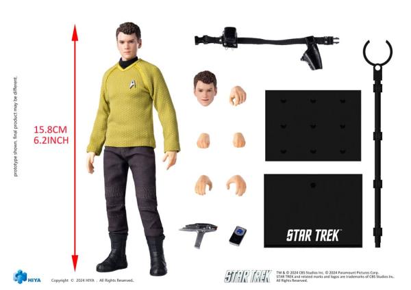 Star Trek 2009 Exquisite Super Series Actionfigur 1/12 Chekov 16 cm