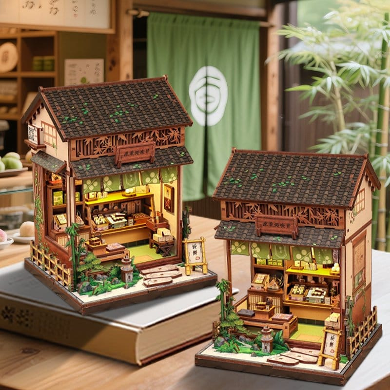 Miniature House Model Kit Kanmi-dokoro Kurihara 19 x 15 cm 12