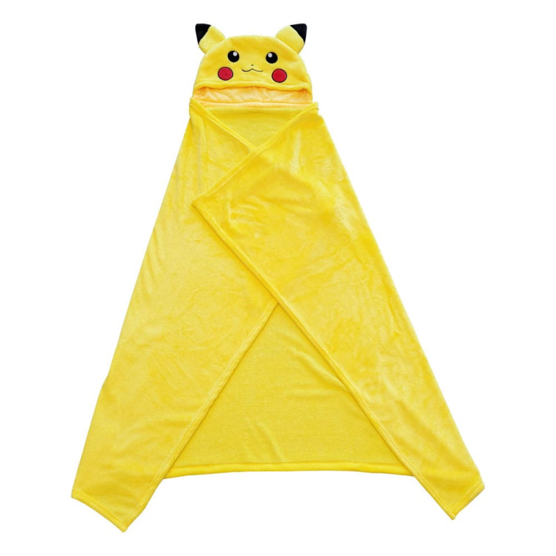 Pokémon Coral Hooded Blanket Pikachu 120 x 150 cm 2