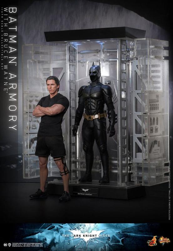 The Dark Knight Rises Movie Masterpiece Action Figures & Diorama 1/6 Batman Armory with Bruce Wa