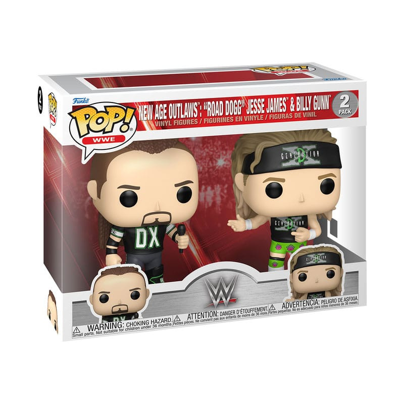 WWE POP! Television Vinyl Figures 2-Pack New Age Outlaws 9 cm 1