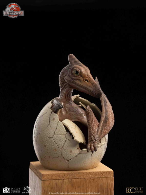 Jurassic Park ECC Elite Creature Line Statue 1/2 Pterosaur Hatching 16 cm 3