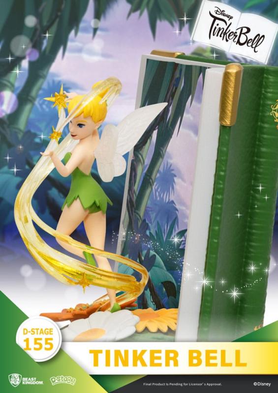 Peter Pan Book Series D-Stage PVC Diorama Tinker Bell 15 cm