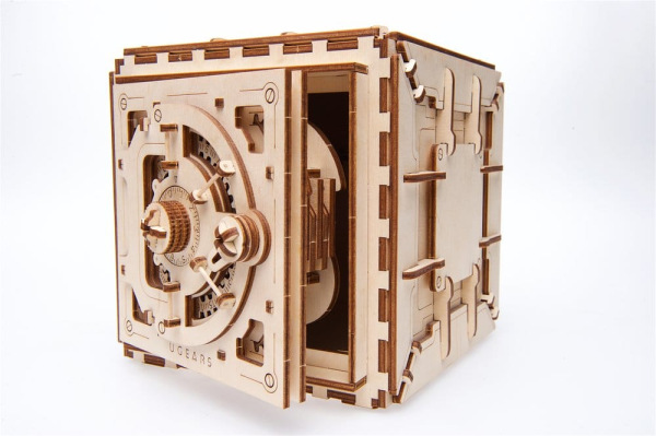 Ugears 3D Wooden Puzzle Safe 14