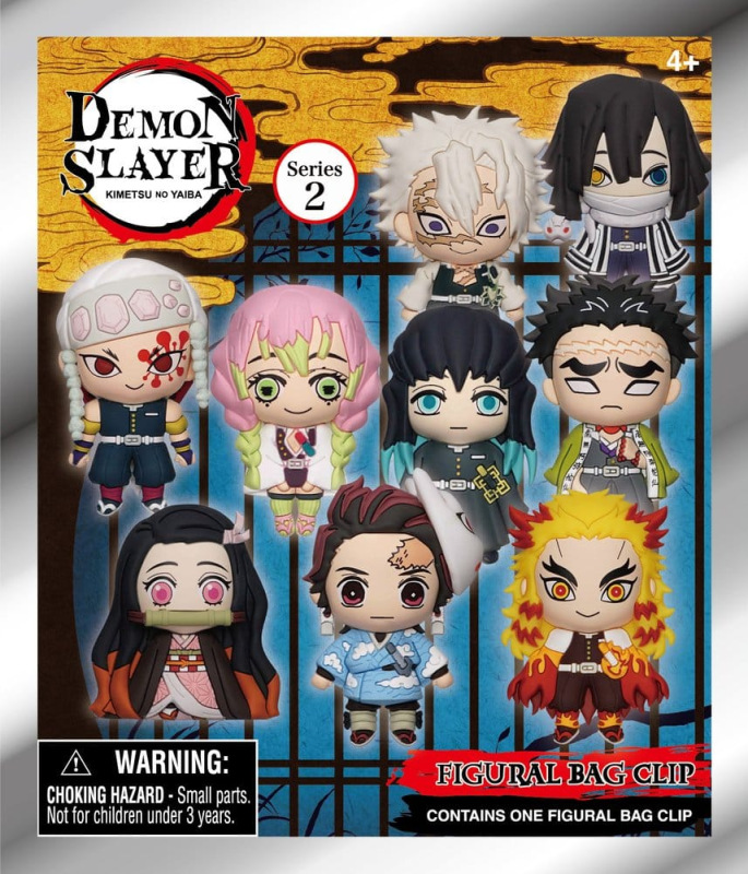 Demon Slayer: Kimetsu no Yaiba PVC Bag Clips Series 2 Display (24) 2
