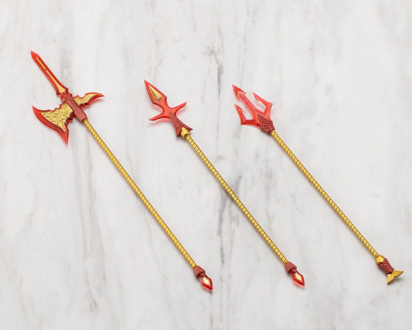 Kotobukiya M.S.G. Model Kit Accessory Set Virtuous Style 11 Pole Weapon Set Flamerite Ver. 1