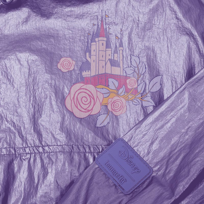 Disney by Loungefly Windbreaker Jacket Princess Aurora & Prince Phillip Size L 2