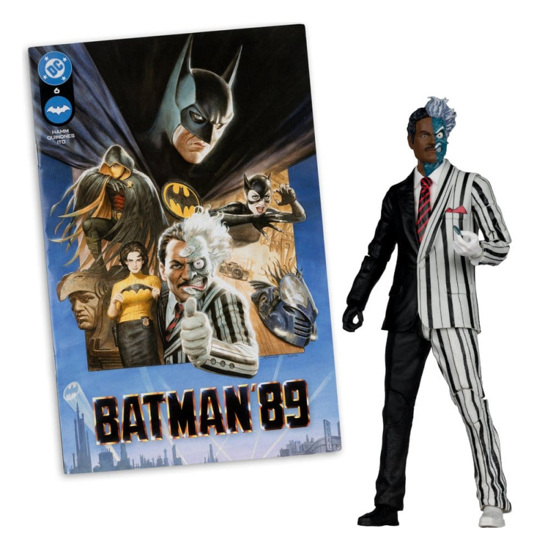 DC Direct Page Punchers Action Figure Two-Face (Batman 89) (Red Platinum Edition) 19 cm 1