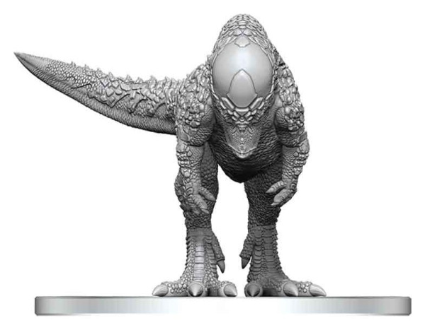 Pathfinder Battles Deep Cuts Unpainted Miniature Pachycephalosaurus 13 cm