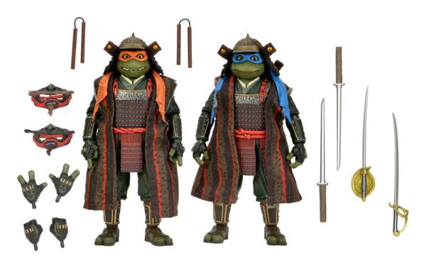 Teenage Mutant Ninja Turtles III Action Figure 2-Pack Leonardo & Michelangelo 18 cm 5