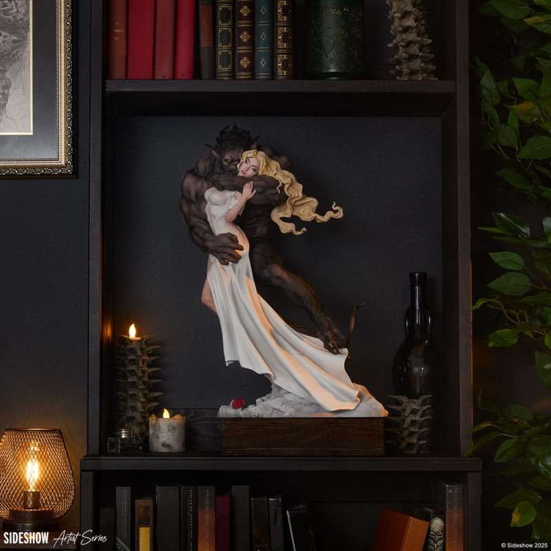 Original Artist Series Statue Beauty and the Beast by Maria Panfilova 46 cm 1