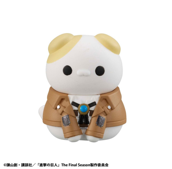 Attack on Titan Mega Cat Project Attack on Tinyan Trading Figures Gathering Scout Regiment danyan! 3 6